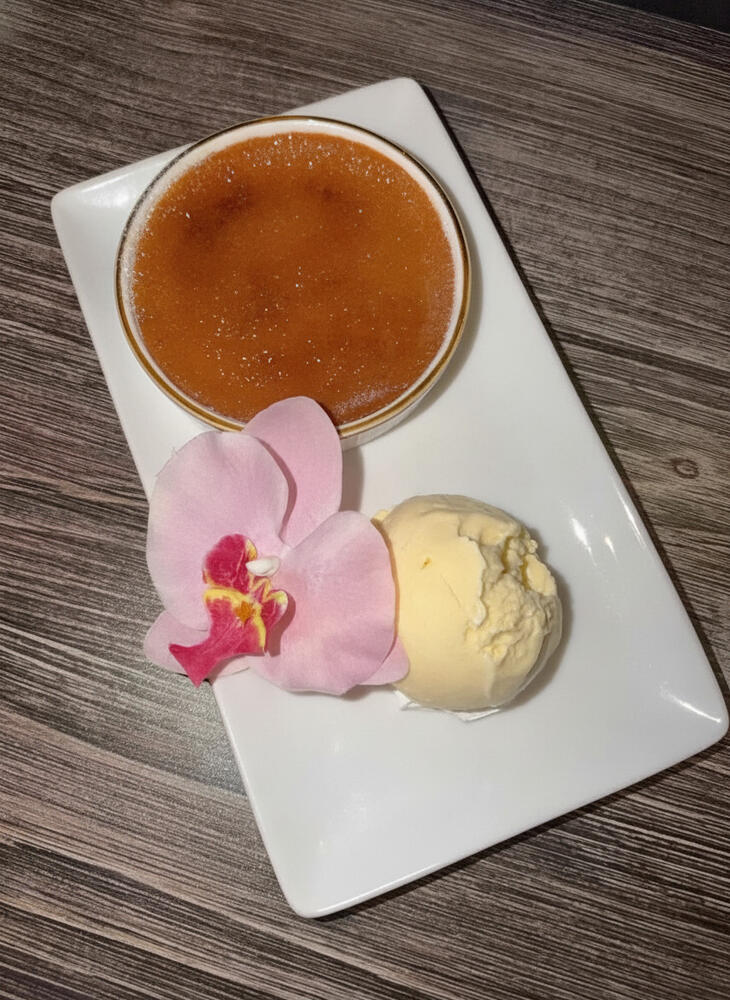 Thai Tea Creme Brulee